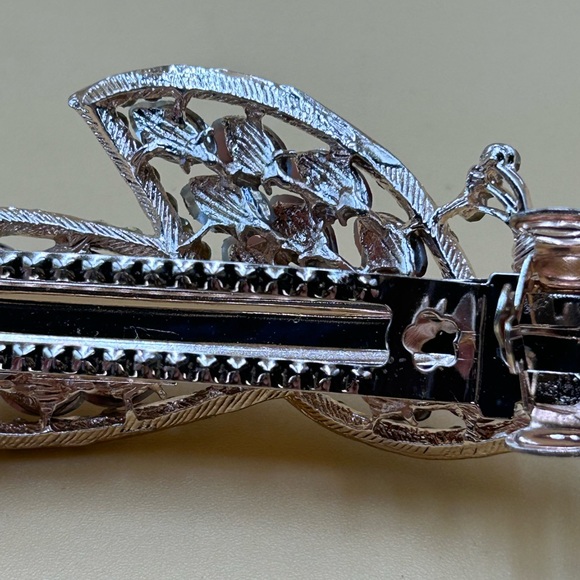 Vintage rhinestone barrette, hair accessory - Picture 5 of 5